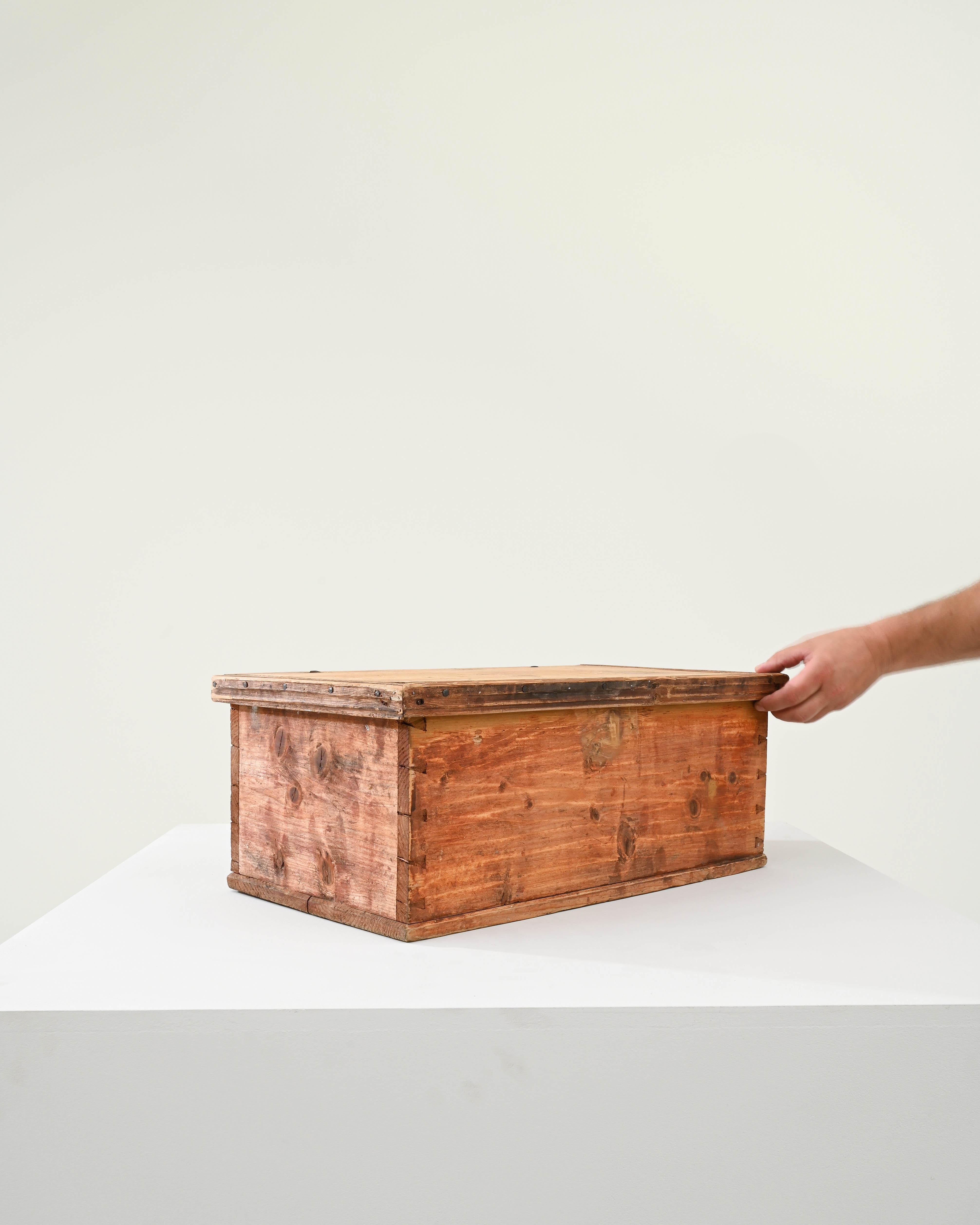 19th Century Antique Scandinavian Wooden Box For Sale