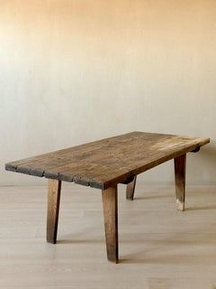 Antigua Mesa de Trabajo Escandinava, Pino, Noruega, Finales S. XIX