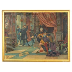 Antique “Scene From Rigoletto by Verdi Opera” Signed G. Palmeri C1917