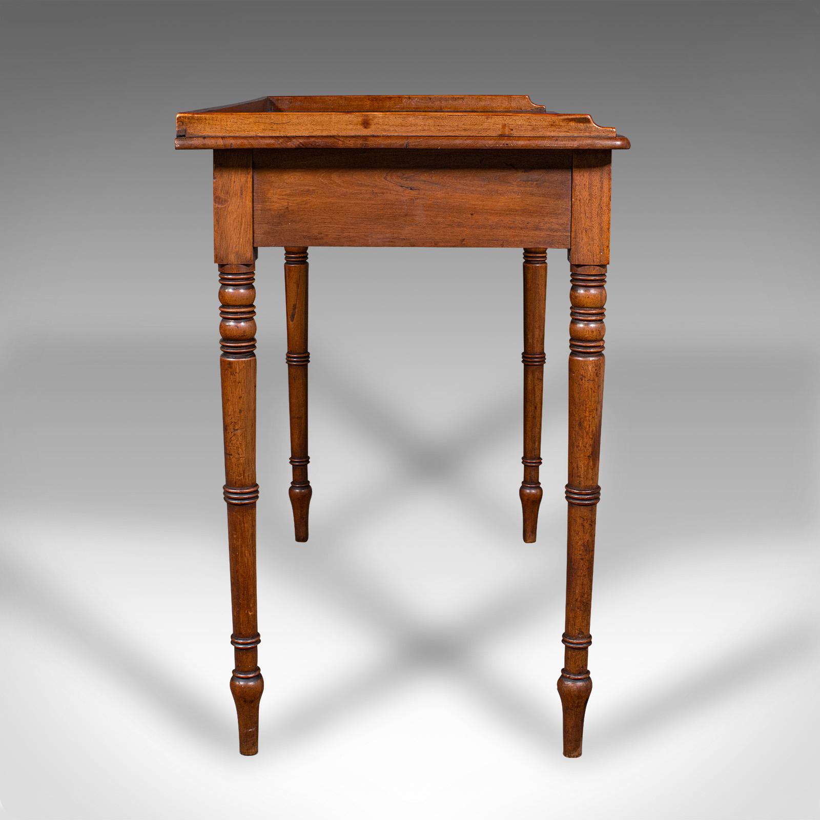 Escritorio Antiguo, Inglés, Mesa de Escribir, Lateral, Estudio, Regencia, Circa 1820 en Bueno estado para la venta en Hele, Devon, GB