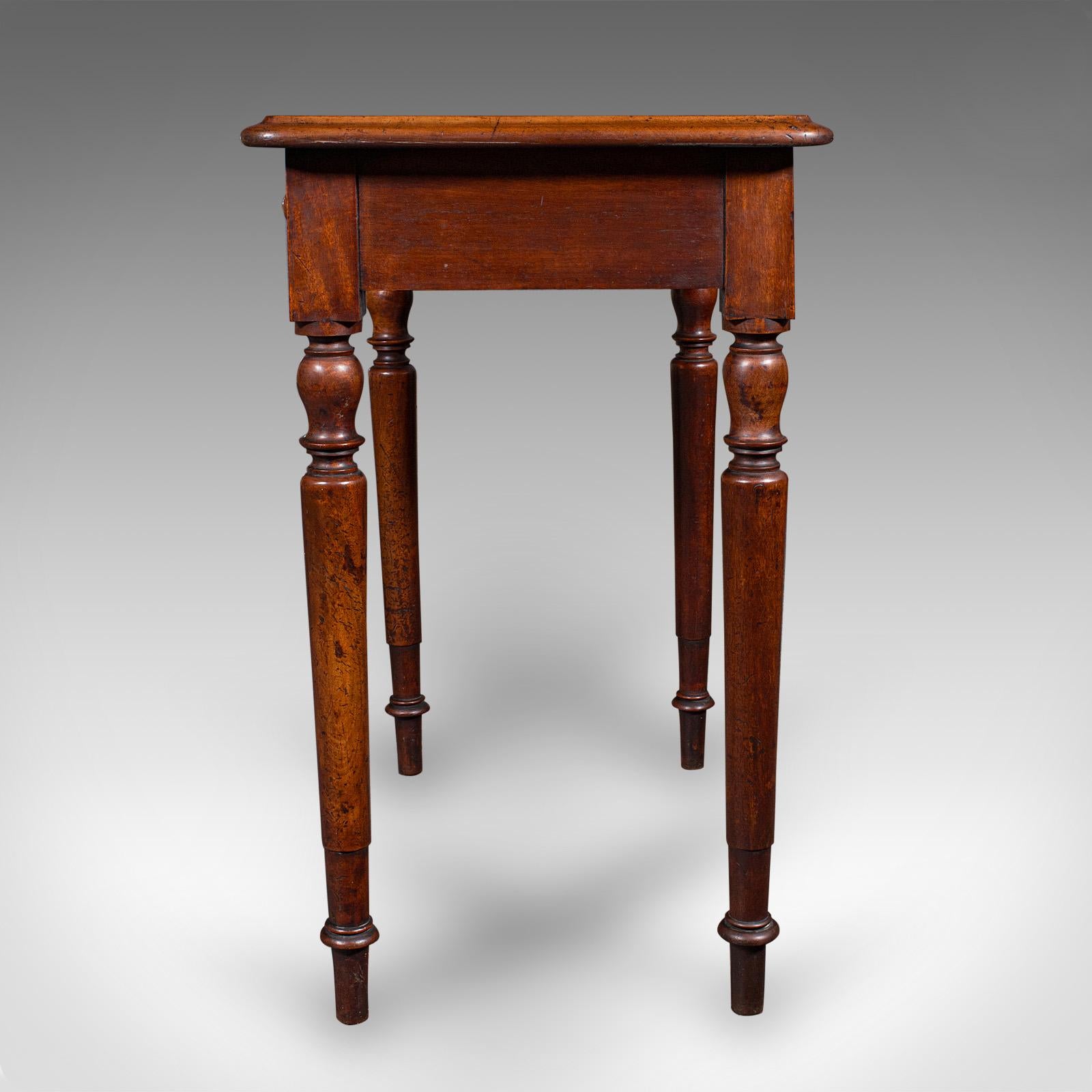 Antique Scholar's Writing Table, English, Side, Correspondence Desk, Victorian In Good Condition In Hele, Devon, GB