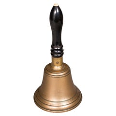 Antique Schoolmaster's Hand Bell, English, Bronze, Dinner Chime, Edwardian, 1910