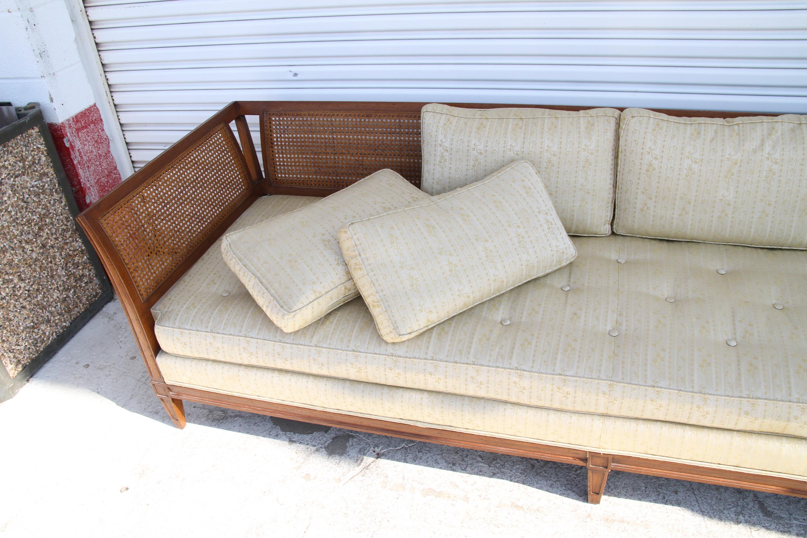 Antique Schoonbeck Company Cane Sofa 2