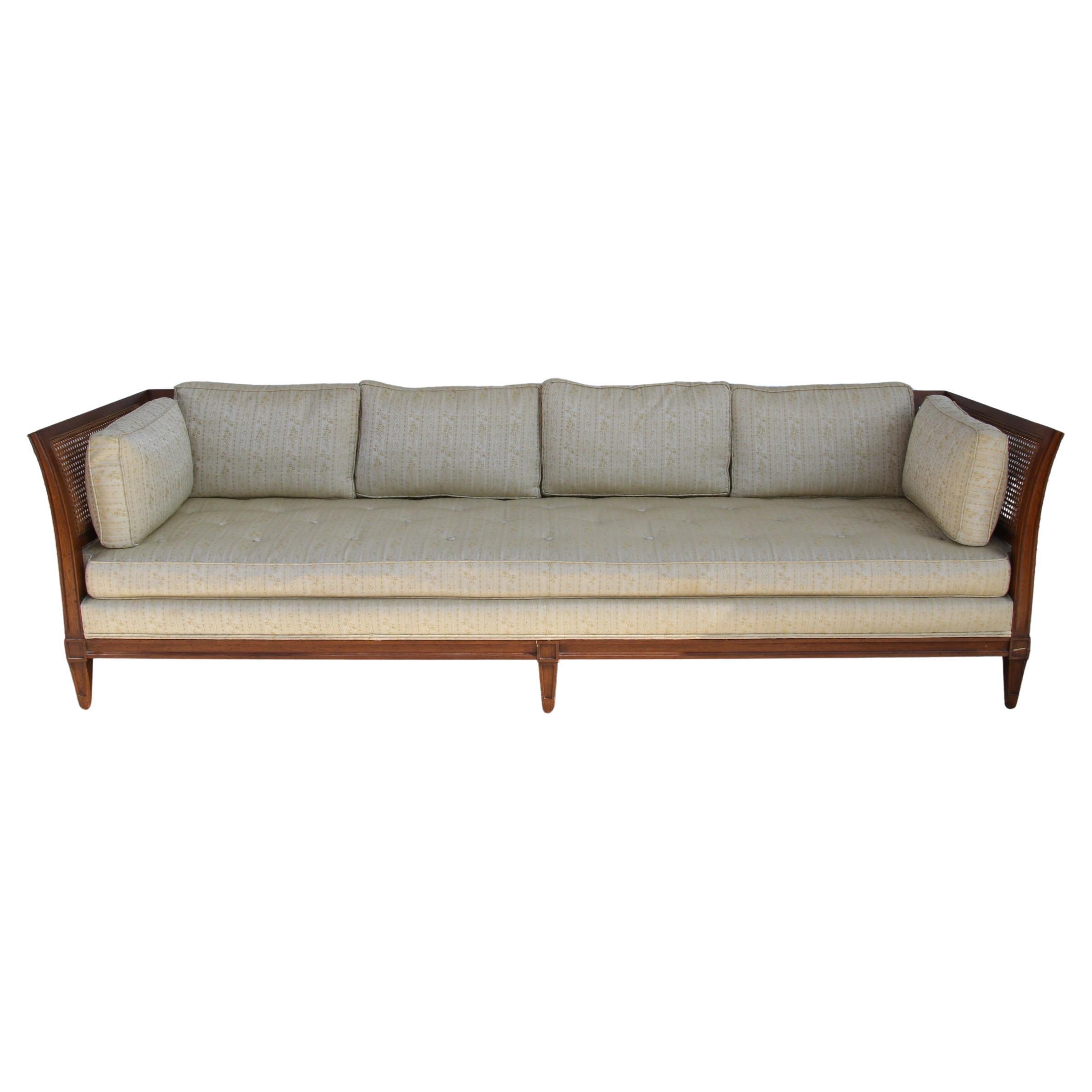 Antique Schoonbeck Company Cane Sofa