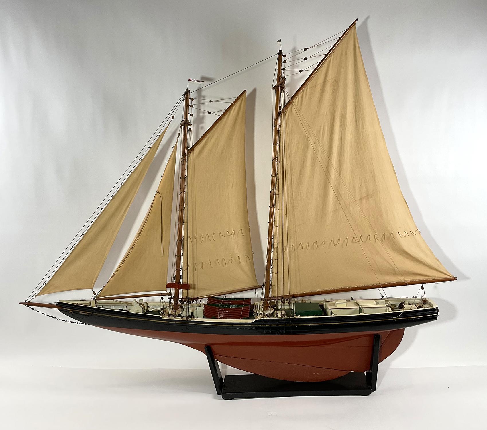 Antique Schooner Ship Model of Mayflower For Sale 5