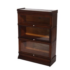 Antique Schram Bros. Globe Wernicke School Arts & Crafts Oak Bookcase c1920