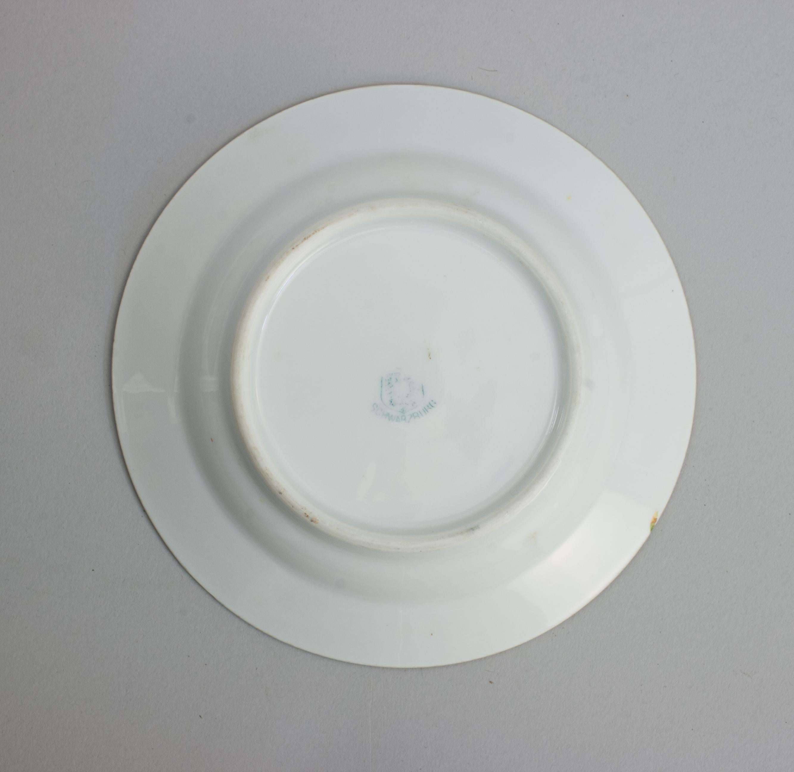 Plato de tenis antiguo Schwarzburg Arte deportivo