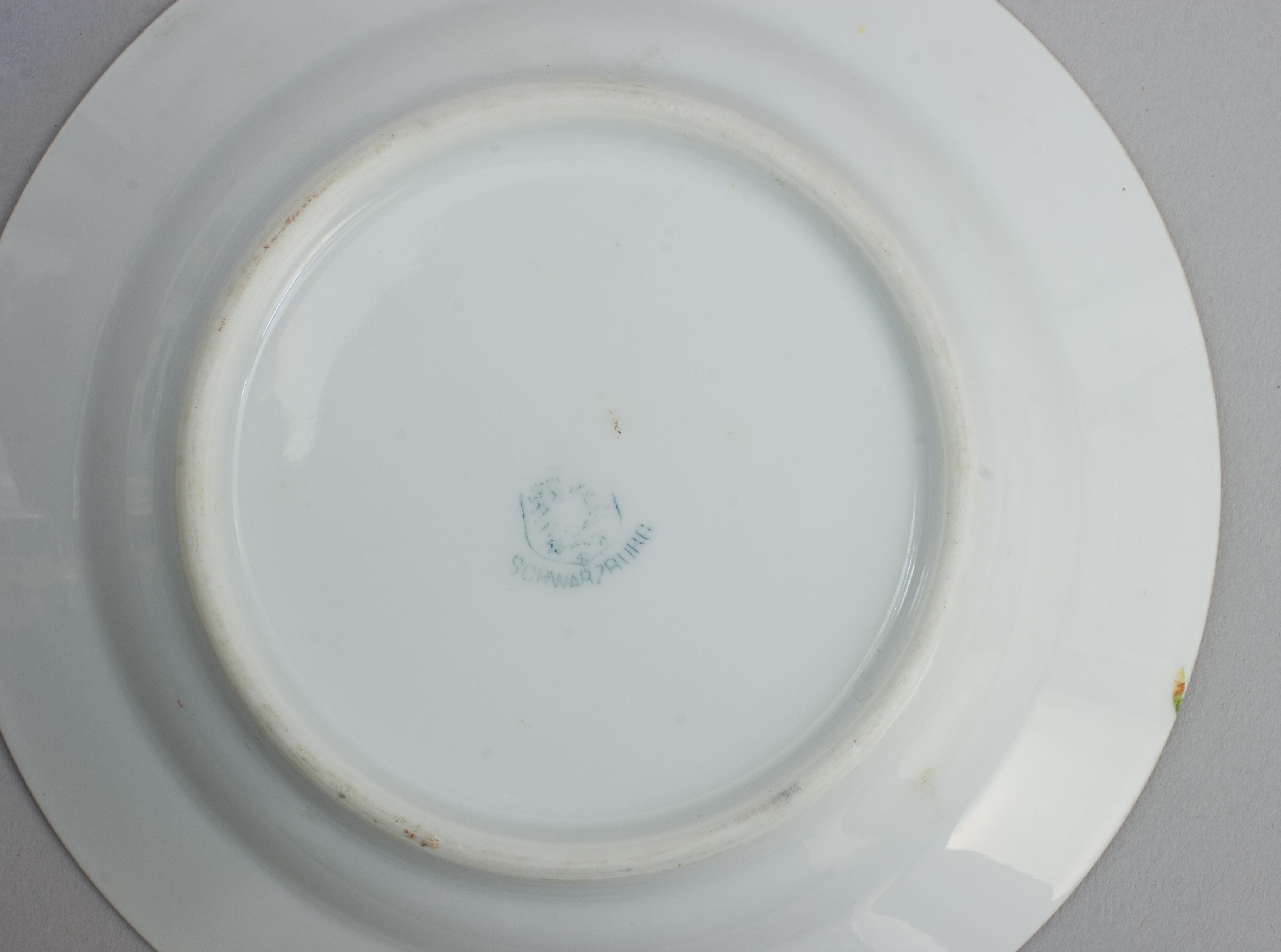 Plato de tenis antiguo Schwarzburg Alemán