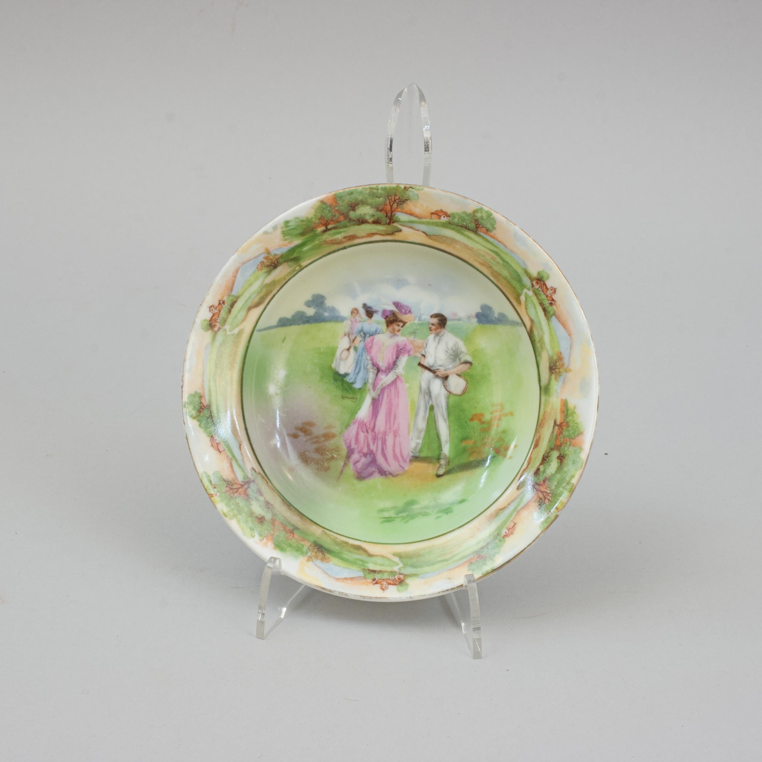 Plato de tenis antiguo Schwarzburg 1
