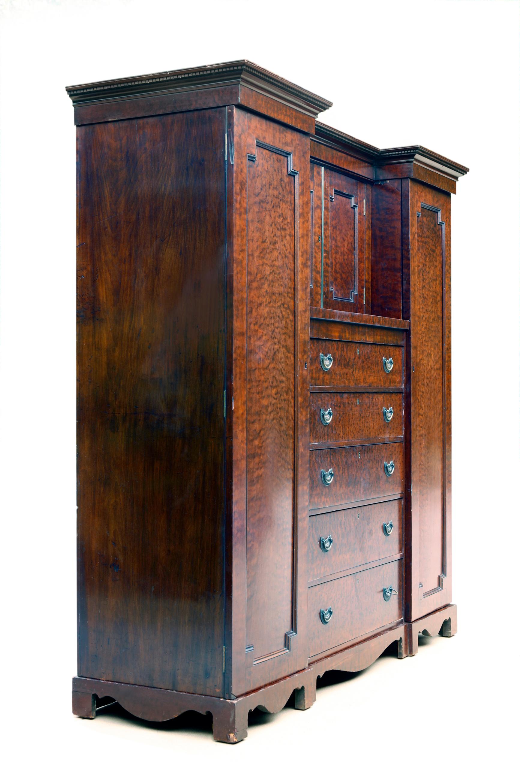 Georgian Antique Scottish Armoire For Sale