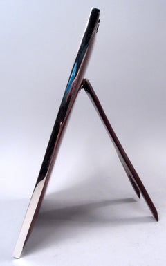 Cadre photo écossais antique en argent sterling Art Deco, 1923