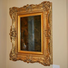 Antique Scottish Gilt Gesso Mirror Daniel Miller Carver & Gilder