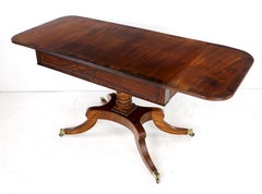 Antique Scottish Mahogany & Rosewood Crossbanded Sofa Table