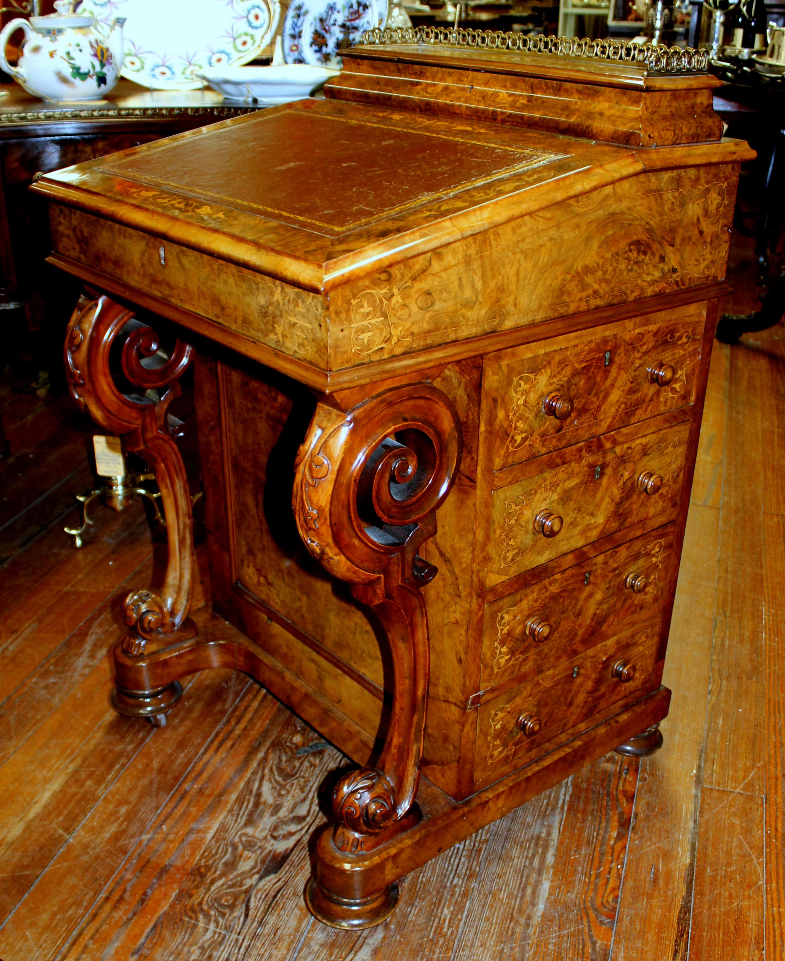 antique captains desk