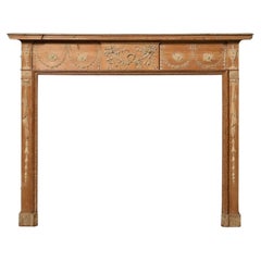 Antique Scottish Pine Robert Adam Style Fire Surround