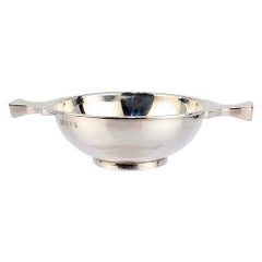 Antique Scottish Quaich or Drinking Bowl by Robert Sawers