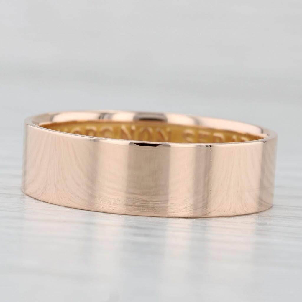 Antique Scottish Rite 14th Degree Ring 14k Rose Gold Band Masonic Size 12 In Good Condition For Sale In McLeansville, NC