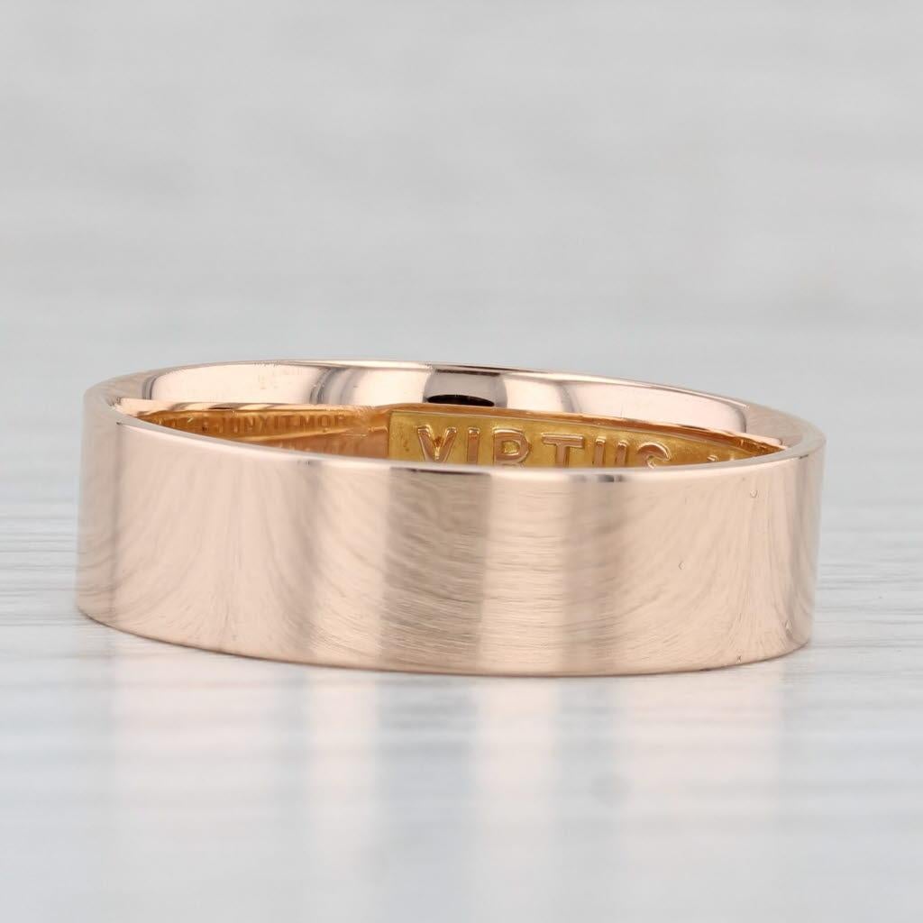 Women's or Men's Antique Scottish Rite 14th Degree Ring 14k Rose Gold Band Masonic Size 12 For Sale