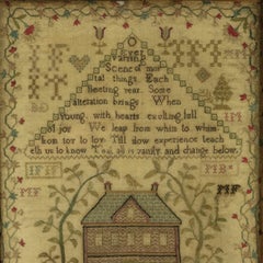 Antique Scottish Sampler, 1781, by Betty Ferguson