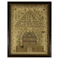 Antique Scottish Sampler, 1781, by Betty Ferguson