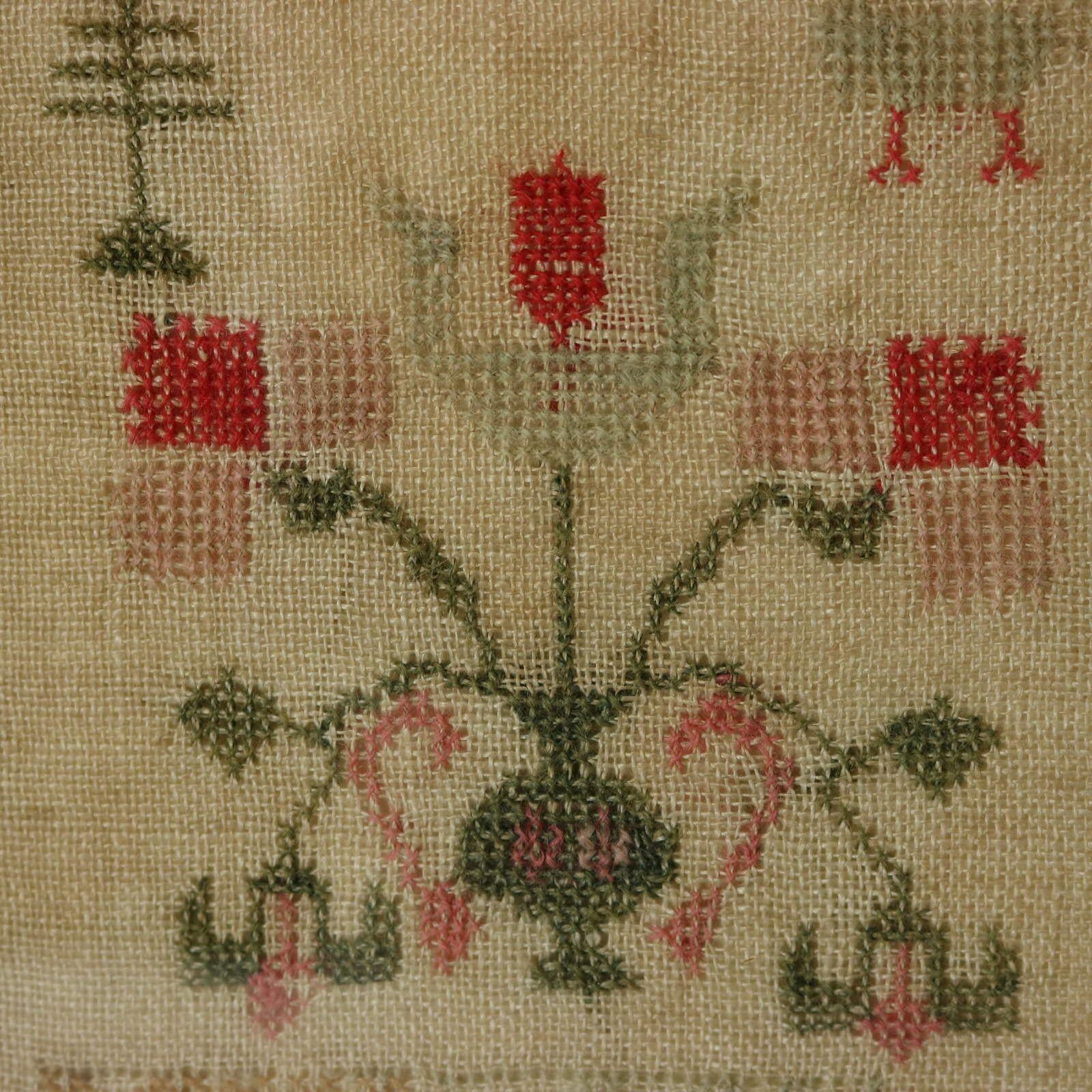 Antique Scottish Sampler, 1844, by Jean George 5