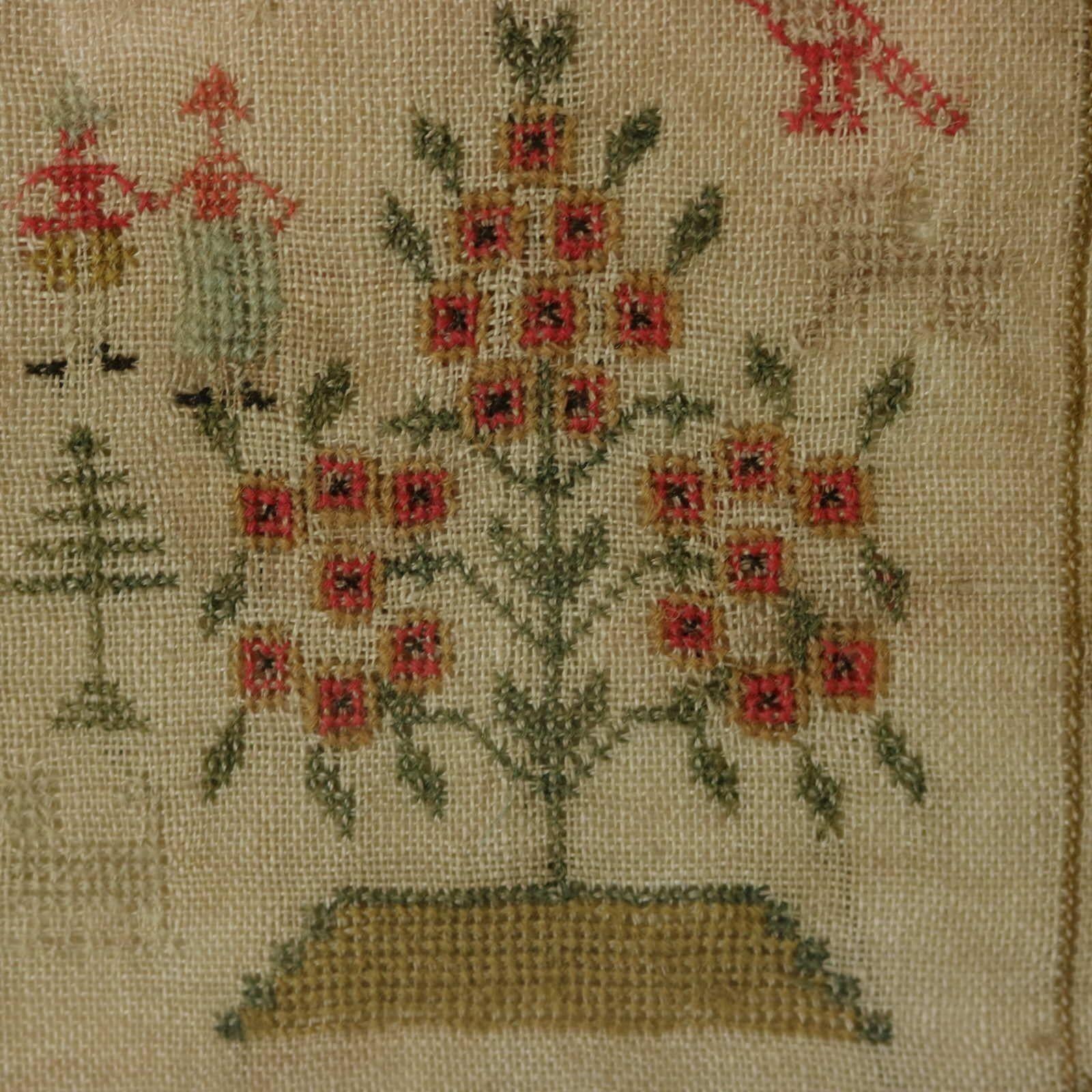 Antique Scottish Sampler, 1844, by Jean George 6