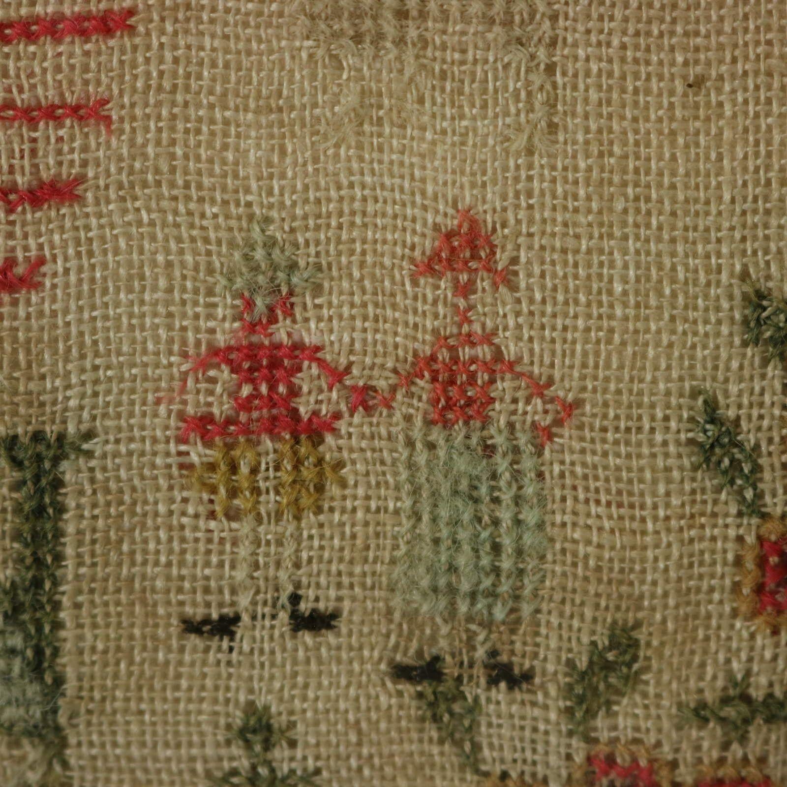 Antique Scottish Sampler, 1844, by Jean George 7