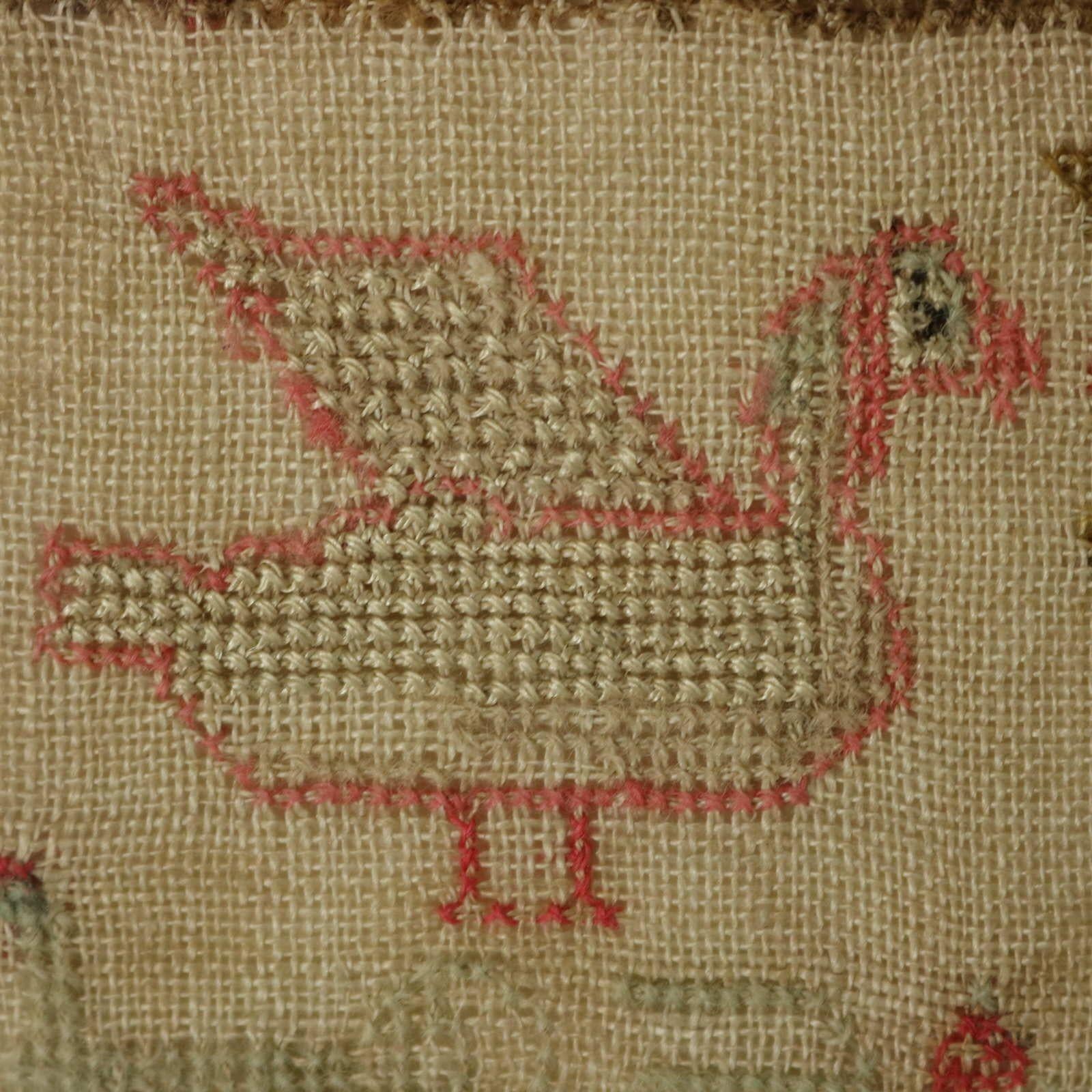 Antique Scottish Sampler, 1844, by Jean George 9