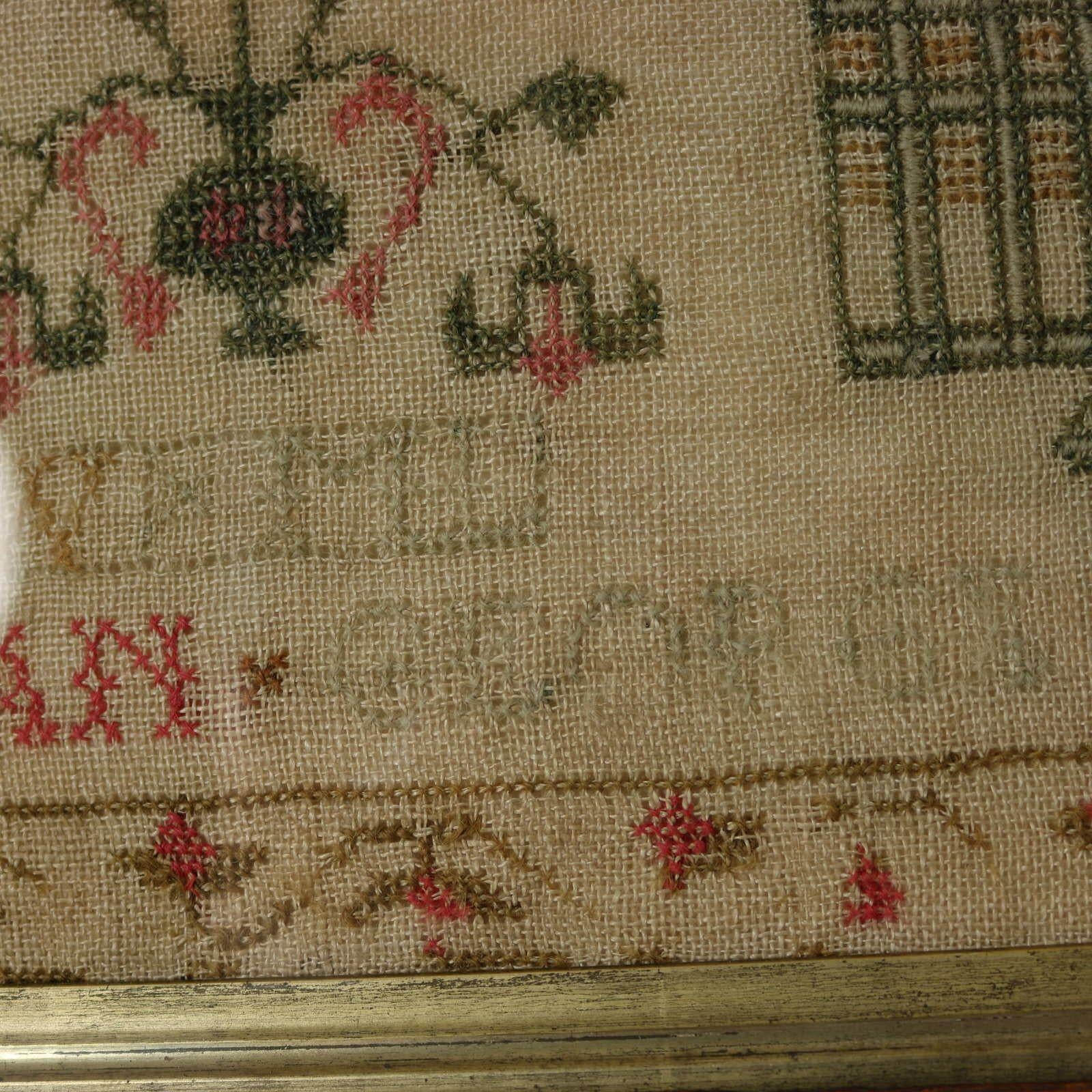 Antique Scottish Sampler, 1844, by Jean George 13