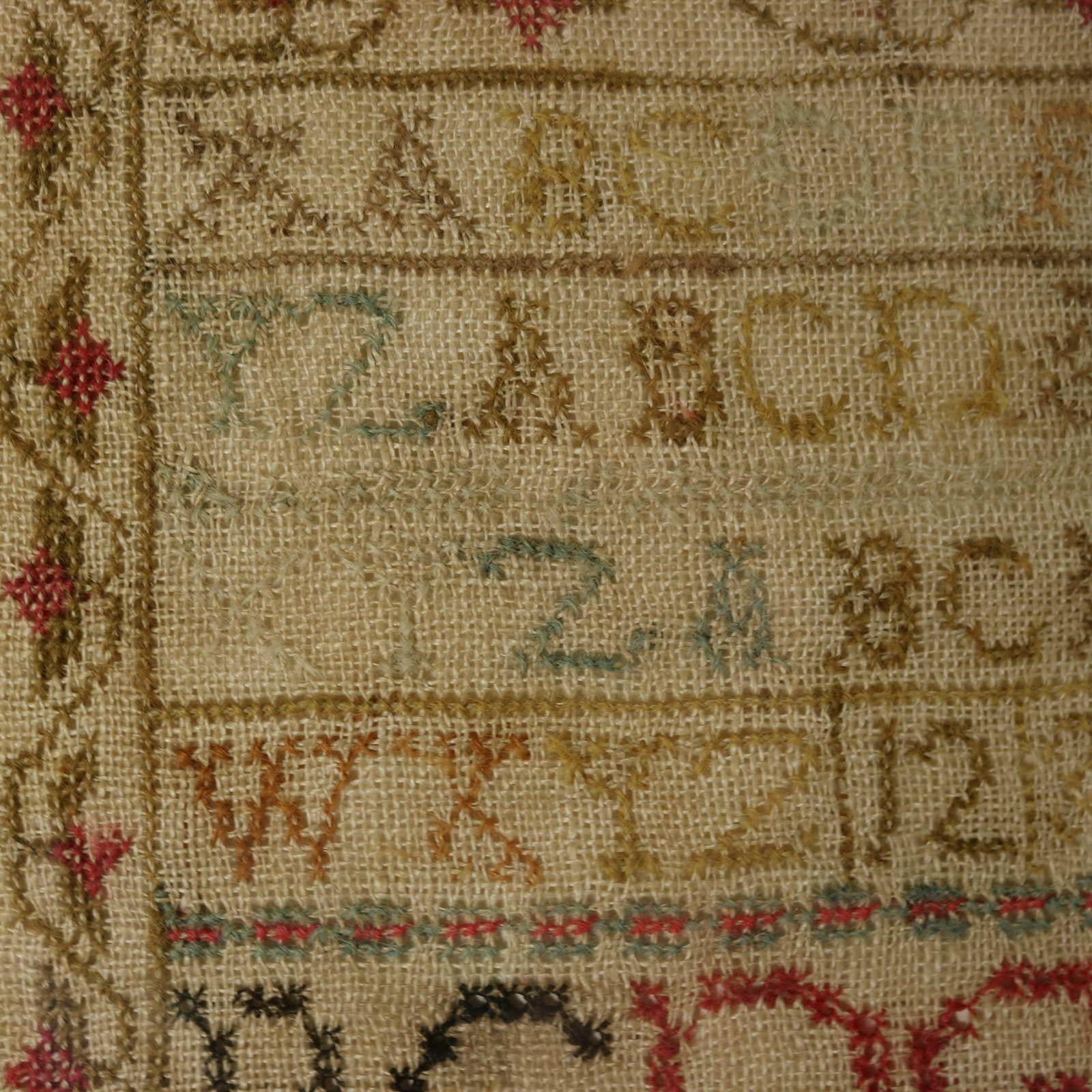 Antique Scottish Sampler, 1844, by Jean George 15
