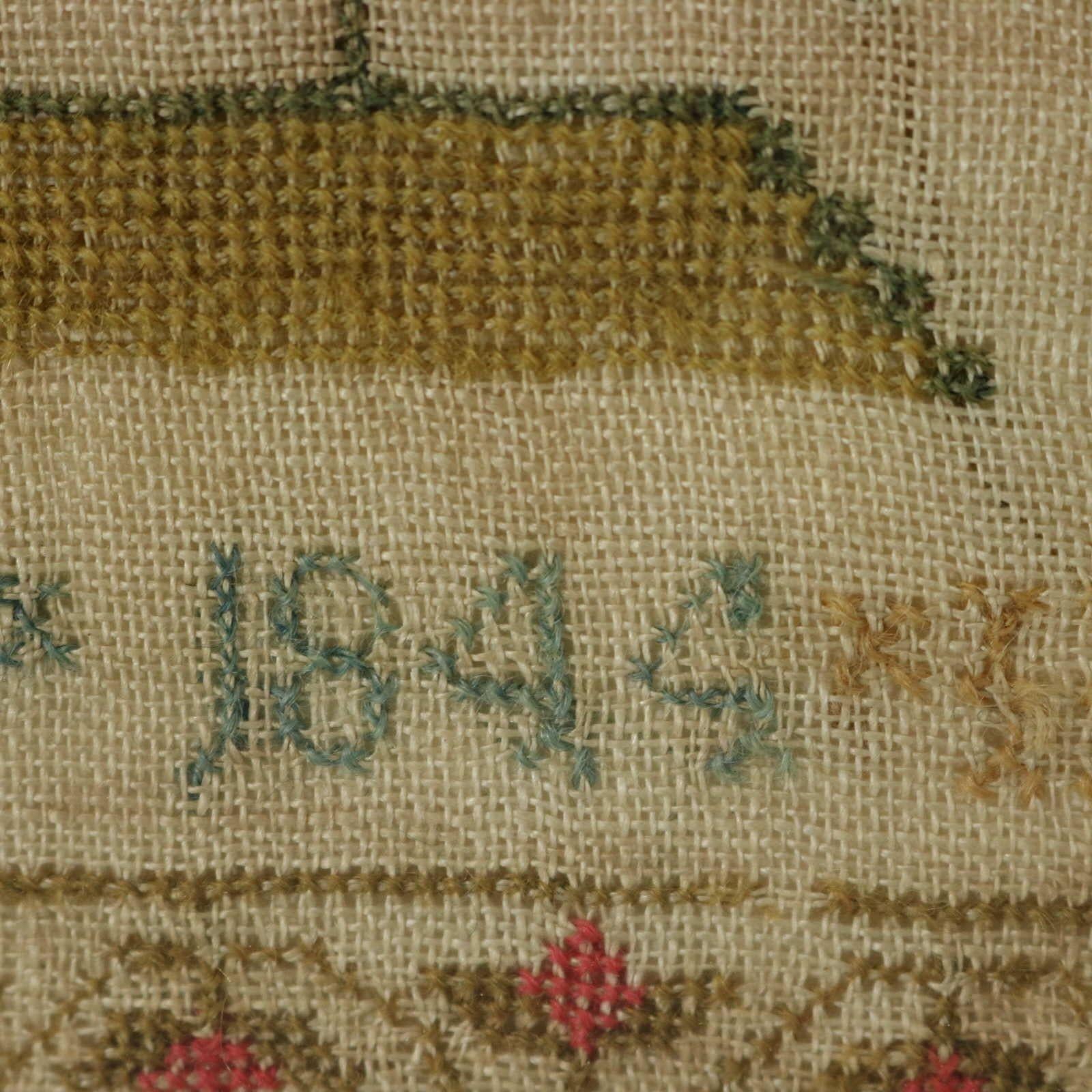Antique Scottish Sampler, 1844, by Jean George 3