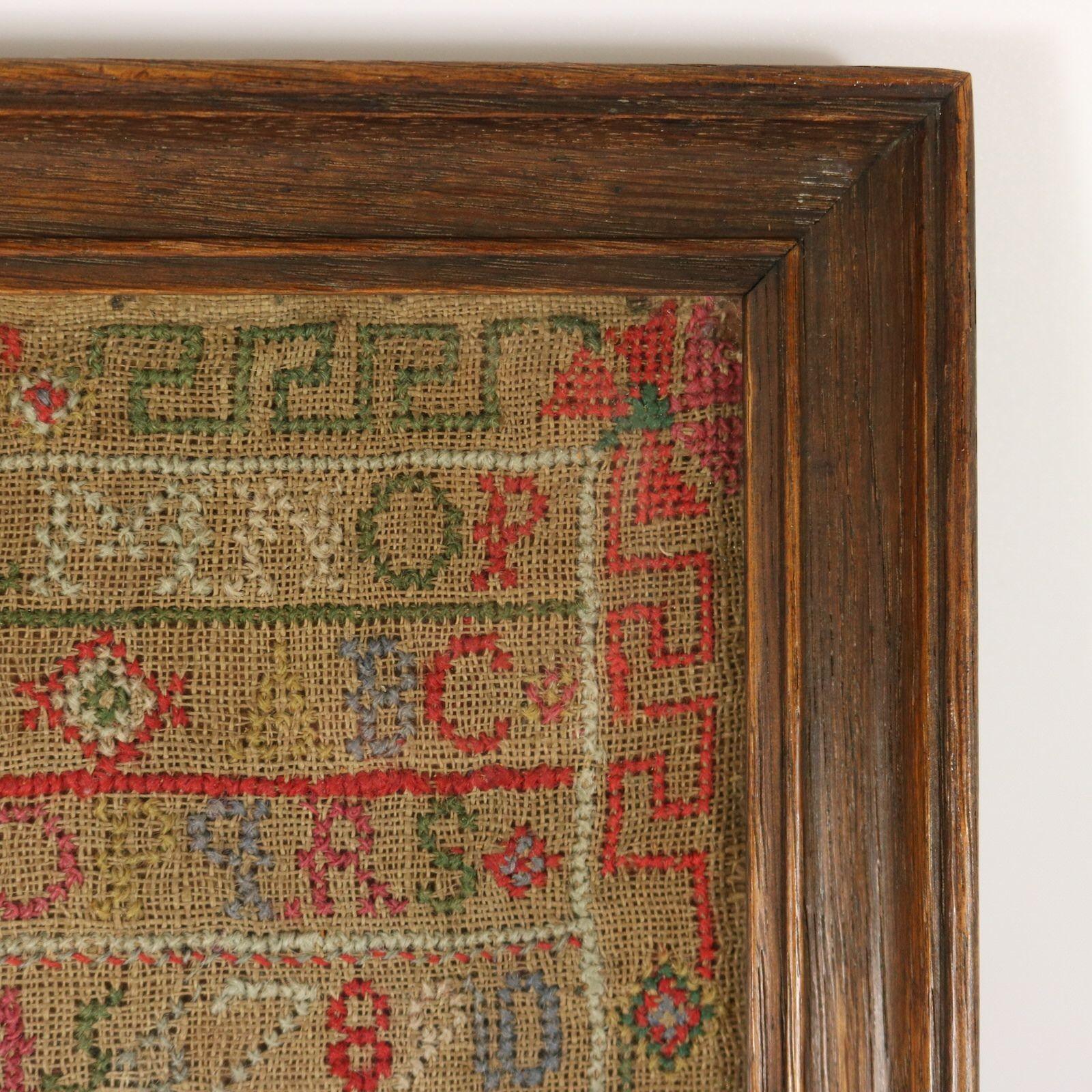 Antique Scottish Sampler, circa 1820, by Mary Souter For Sale 3