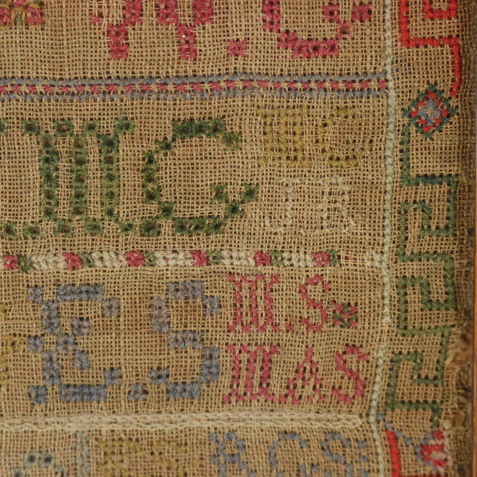 Antique Scottish Sampler, circa 1820, by Mary Souter In Good Condition For Sale In Chelmsford, Essex