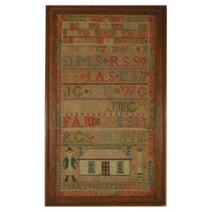 Antique Scottish Sampler, circa 1820, by Mary Souter