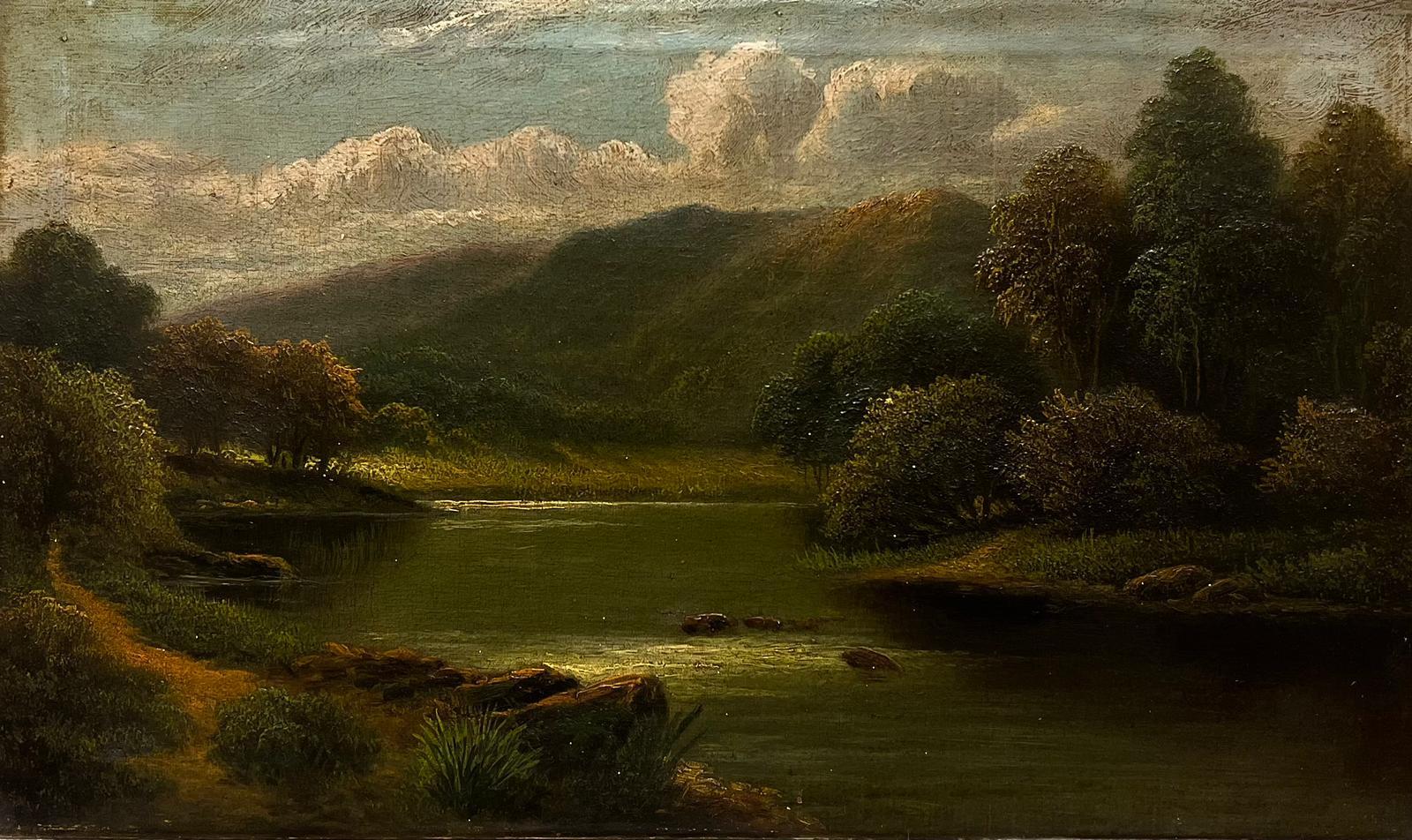 Artist/ School: Scottish School, 19th century

Title: The Highland River

Medium: oil on canvas, framed

Framed: 17 x 25 inches
Painting: 12 x 20 inches

Provenance: private collection, England

Condition: The painting is in overall good and sound