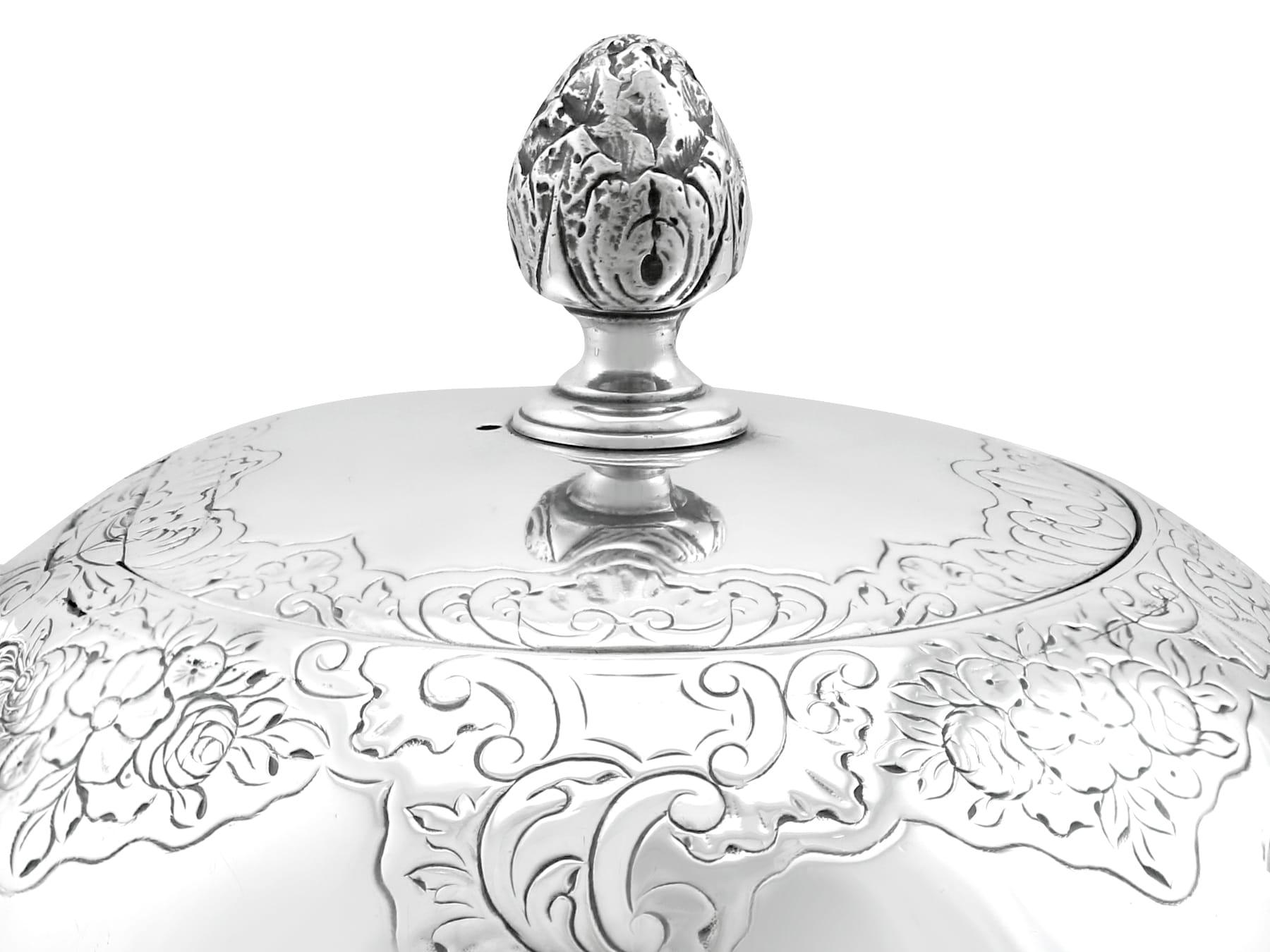 Antigua tetera escocesa de plata de ley siglo XVIII y antes en venta