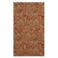 Antikes schottisches Textilfragment mit reicher malerischer Volkskunst - Rug & Kilim