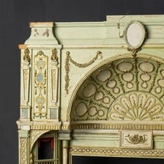 Antique Scratch Built Model of a Theatre C. 1920s