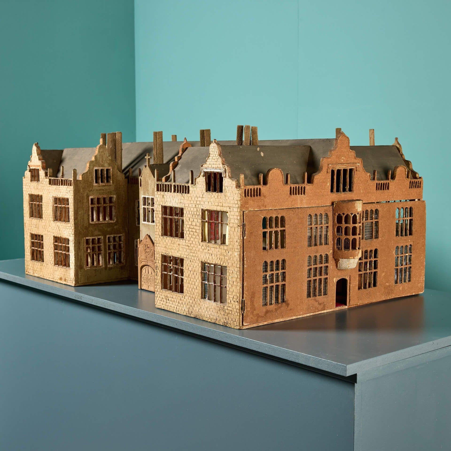 Elizabethan Antique Scratch Built Model of Montacute House For Sale