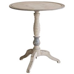 Antique Scrolled Side Table, circa 1890