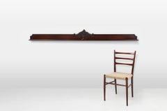 Antique sculpted oak frieze or wall ornament, France ca. 1900