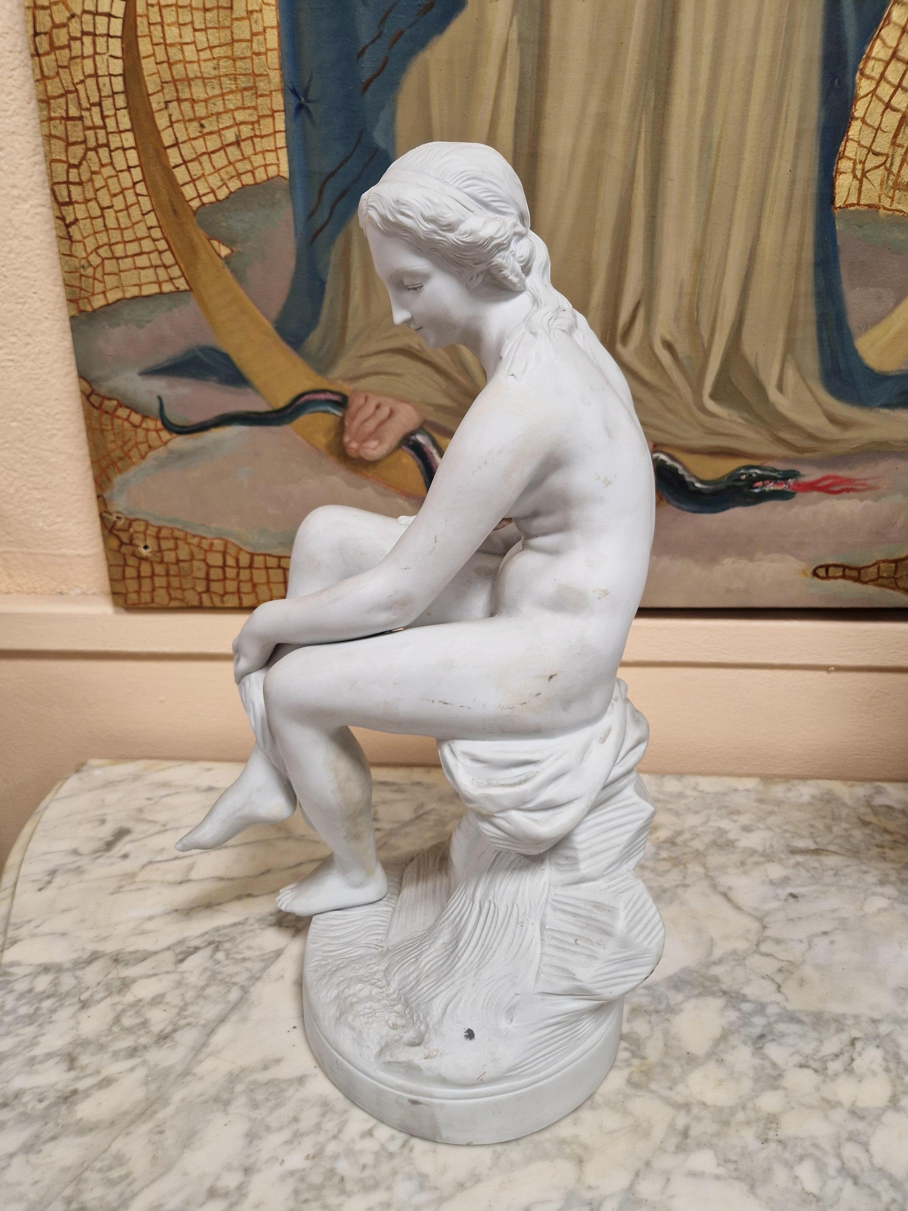 Français Sculpture ancienne de Diane se baignant d'après Falconet en vente