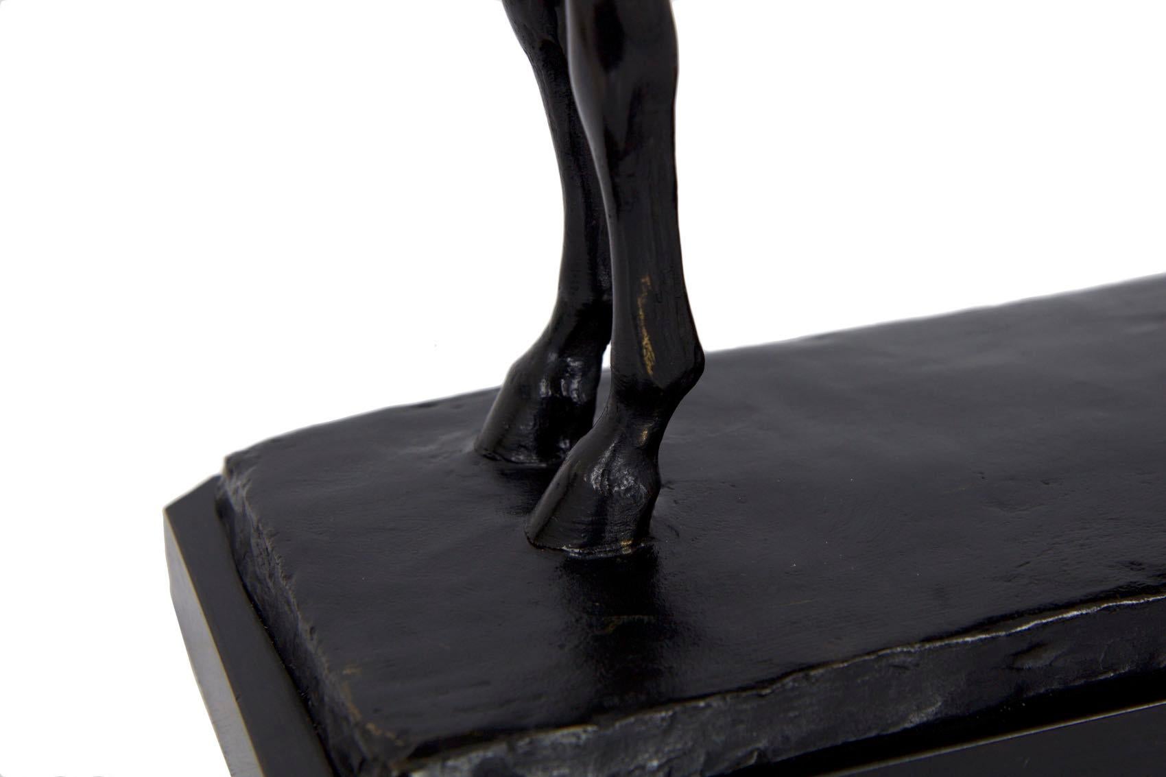 Antique Sculpture of “Standing Horse” by Mary La BoyTeaux & Roman Bronze Works 9
