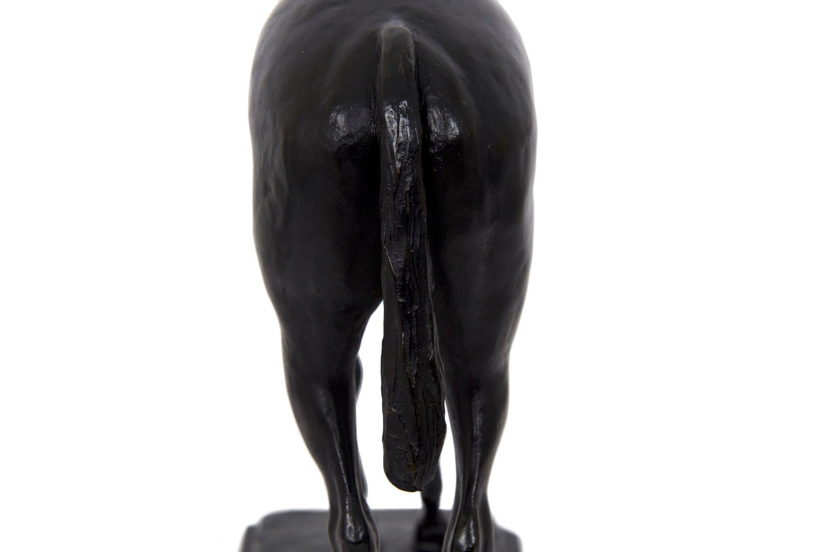 Antique Sculpture of “Standing Horse” by Mary La BoyTeaux & Roman Bronze Works 14