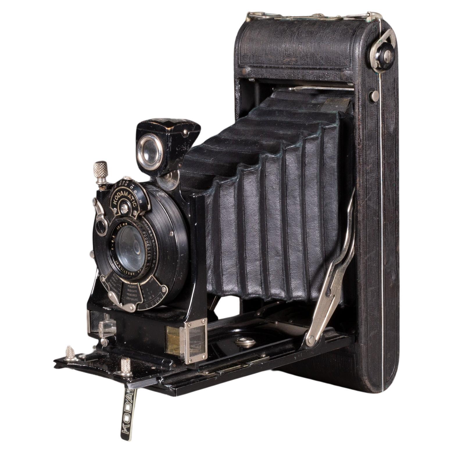 Camera pliante Kodak spéciale modèle A en peau de requin vers 1915-1920 (expédition gratuite)