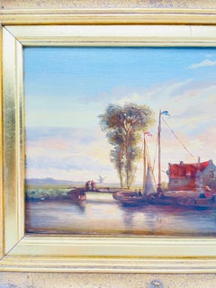 Antique Seascape Painting by Conrad Eilers, Around 1890