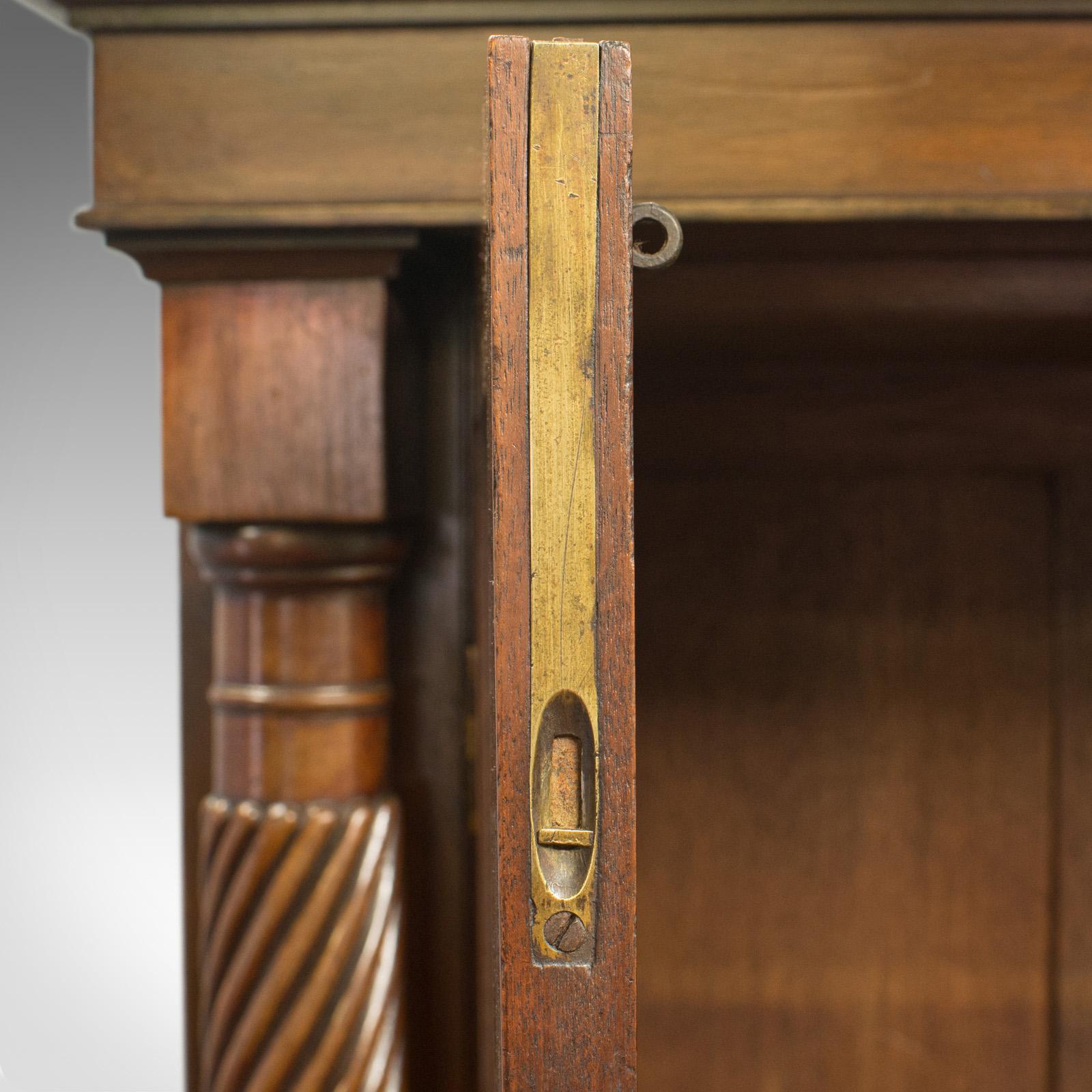 Antique Secretaire Bookcase, Scottish, Mahogany, Cabinet, Victorian, circa 1880 5