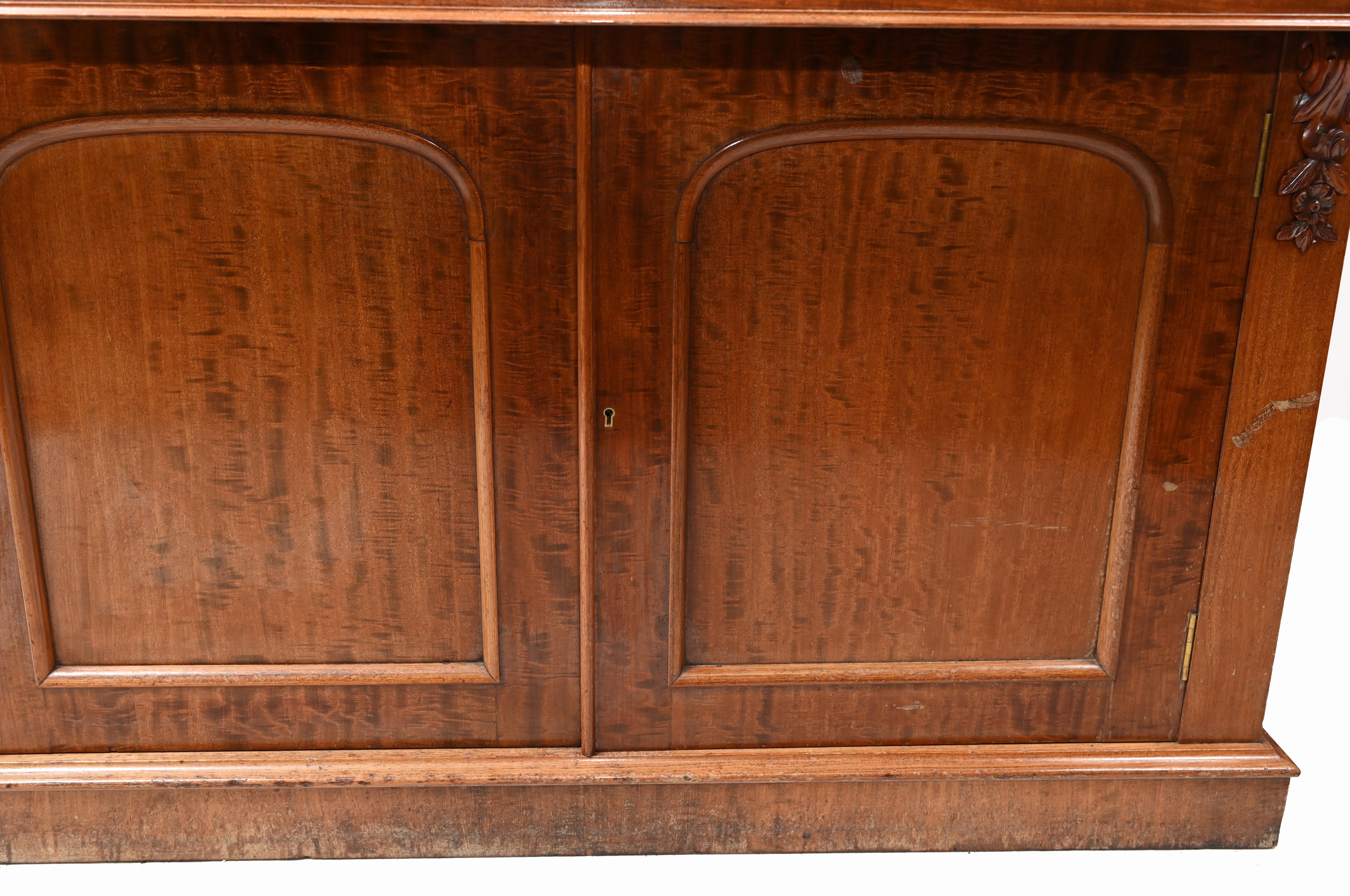 Antique Secretaire Desk Bookcase Hobbs and Co Coramndel For Sale 5