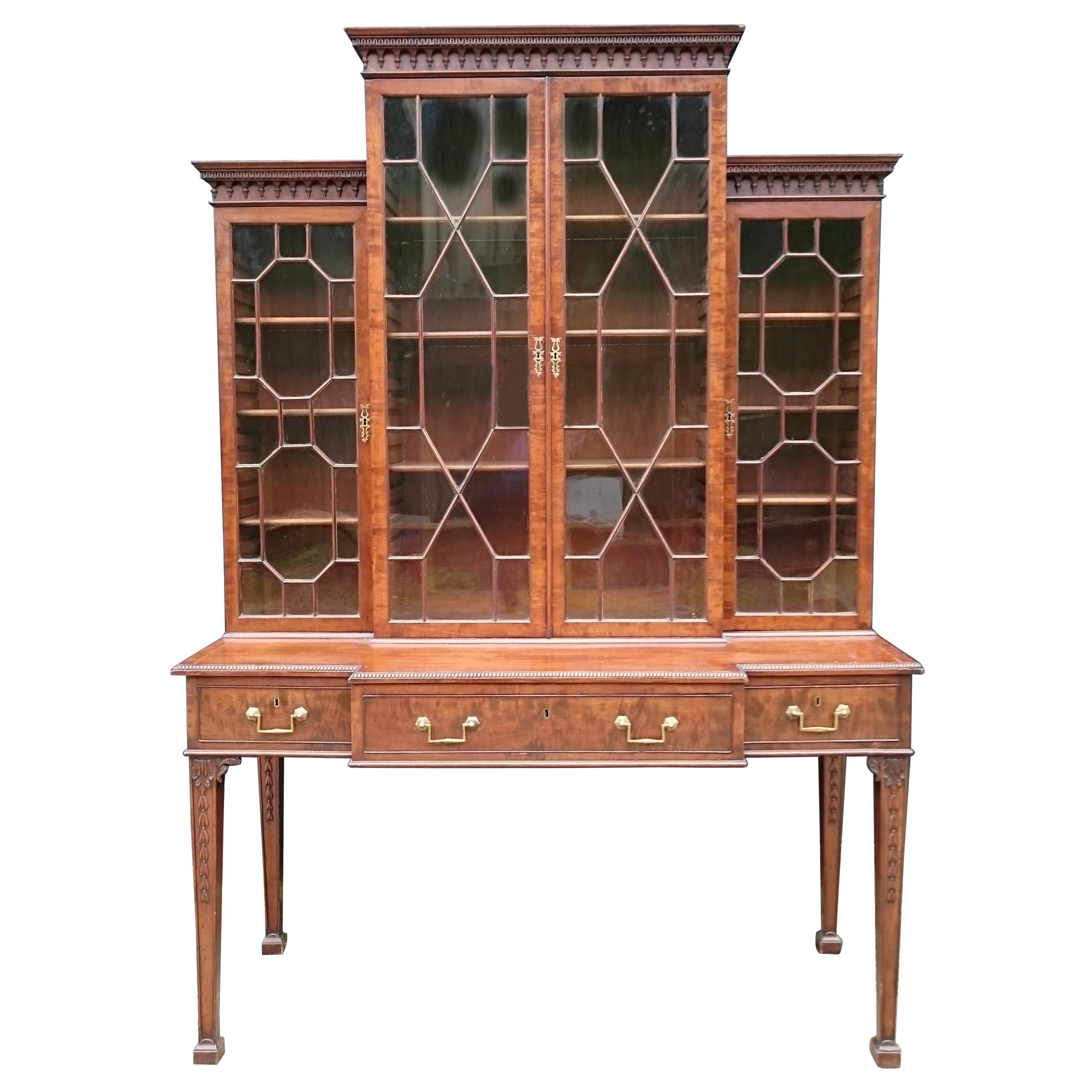 Antique Secretary Bookcase For Sale
