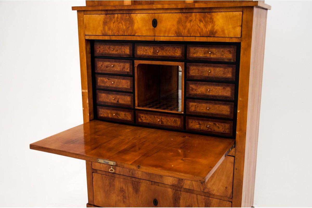 Antique Secretary Desk, Empire Style, circa 1820 In Good Condition In Chorzów, PL